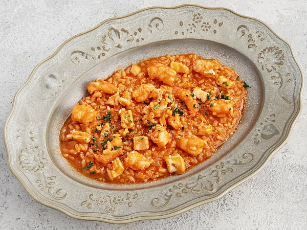  Ризотто с морепродуктами
